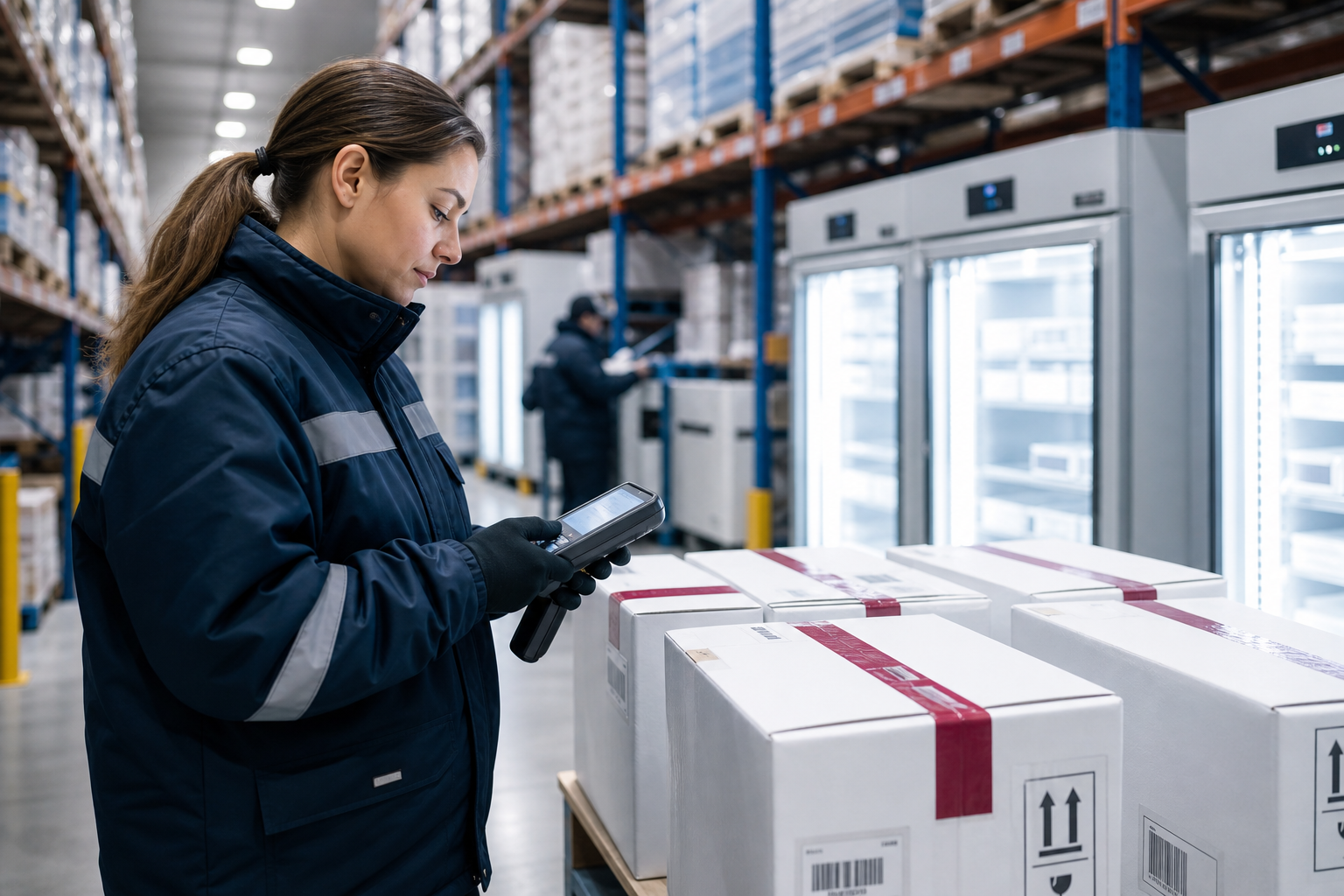 Cold chain pharmaceutical logistics
